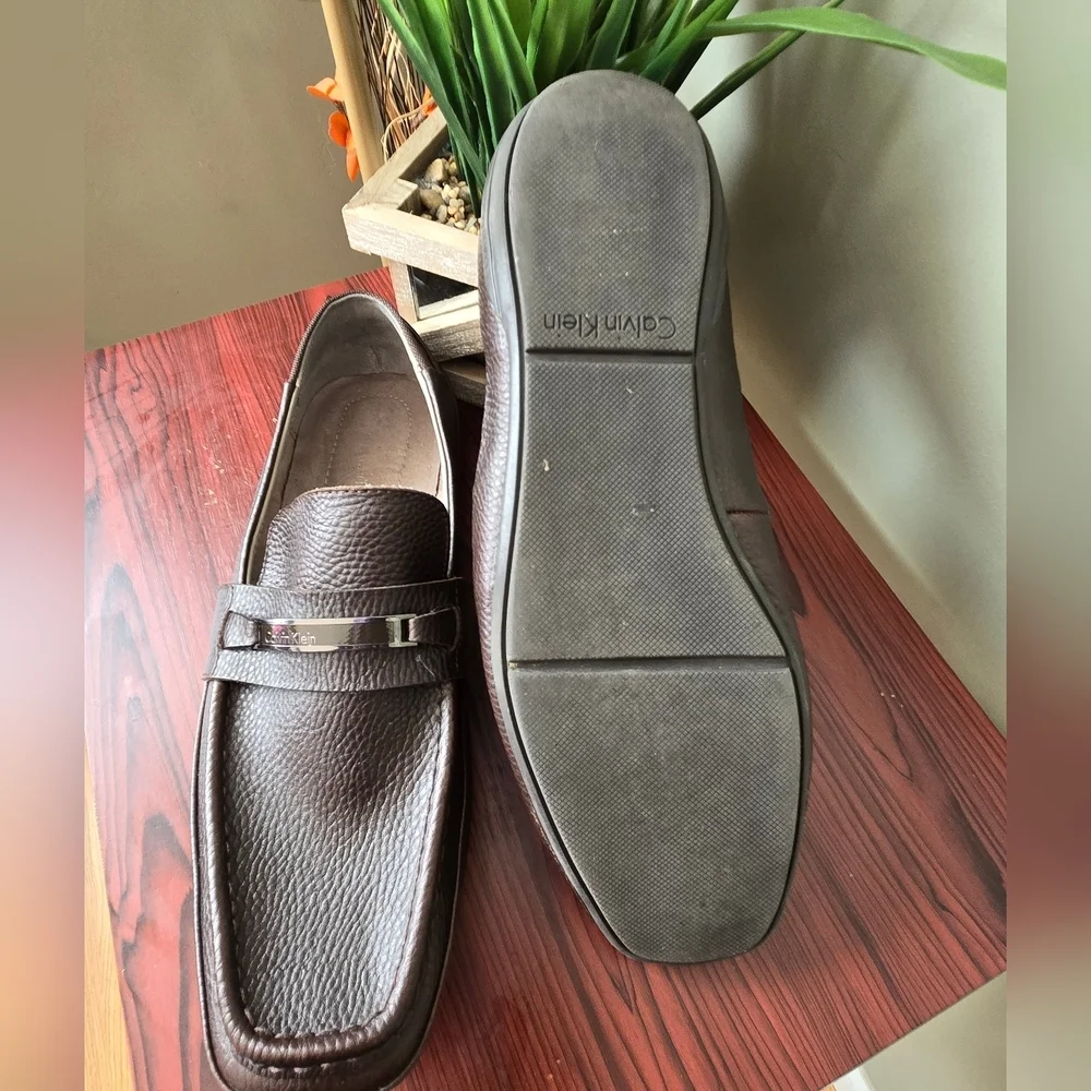 Men Calvin klein Loafers  sz 13 Dark Brown